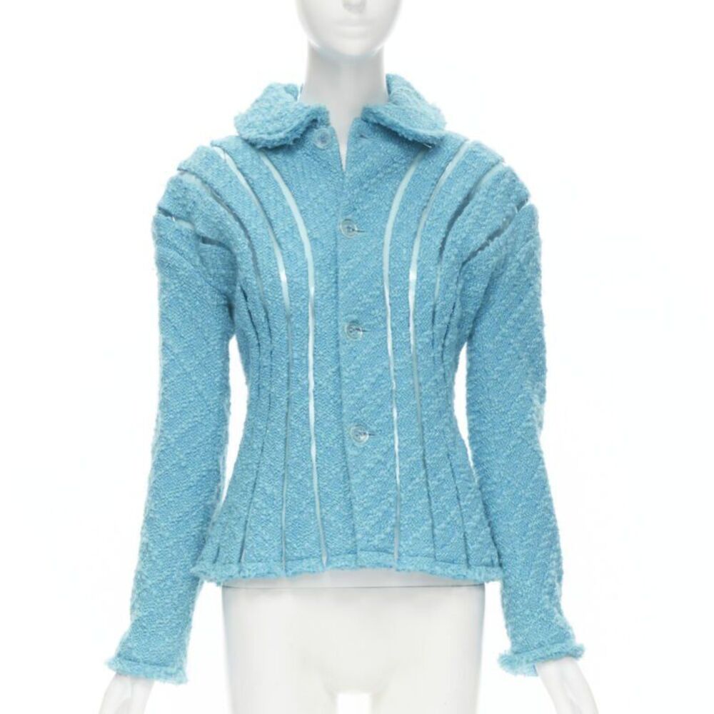 Junya Watanabe 2001 Tweed PVC Jacket